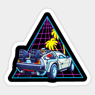 Back to the Future - DMC DeLorean Sticker